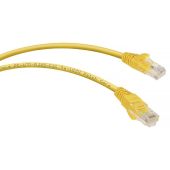 Патч-корд Cabeus UTP кат. 5e жёлтый 0.3 м, PC-UTP-RJ45-Cat.5e-0.3m-YL-LSZH
