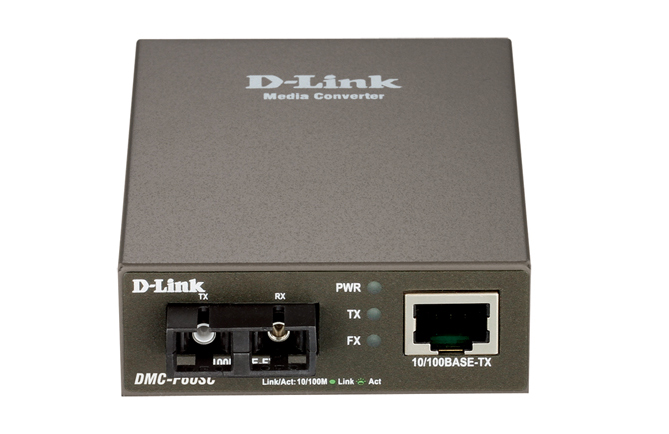 Картинка - 1 Медиаконвертер D-Link 100Base-TX-100Base-FX RJ-45-SC, DMC-F60SC/A1A