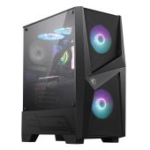 Корпус MSI FORGE 100R Midi Tower Без БП чёрный, 306-7G03R43-HH9
