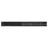 Вид Коммутатор Cisco SF250-24 Smart 28-ports, SF250-24-K9-EU