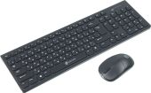 Комплект Клавиатура/мышь OKLICK  Беспроводной чёрный, 1062000