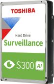 Диск HDD Toshiba S300 AI Surveillance SATA 3.5" 8 ТБ, MG10ADA800E-V