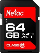 Карта памяти Netac P600 SDXC UHS-I Class 1 C10 64GB, NT02P600STN-064G-R