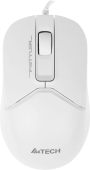 Мышь A4Tech FM12 Проводная белый, FM12 WHITE
