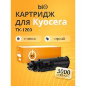 Тонер-картридж Bion TK-1200 Лазерный Черный 3000стр с чипом, BCR-TK-1200
