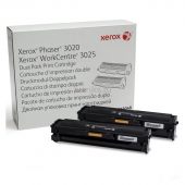 Фото Тонер-картридж Xerox Phaser 3020/WorkCentre 3025 Лазерный Черный 1500стр (2шт.), 106R03048