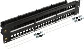 Патч-панель LANMASTER 48-ports UTP Отверстия 2U, LAN-PPN48OK-UTP