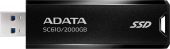 Фото Внешний диск SSD ADATA SC610 2 ТБ Mini USB 3.2 Type A чёрный, SC610-2000G-CBK/RD
