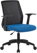 Фото Кресло для операторов CACTUS CS-MC222-BKBL тёмно-синий, сетка/ткань, CS-MC222-BKBL