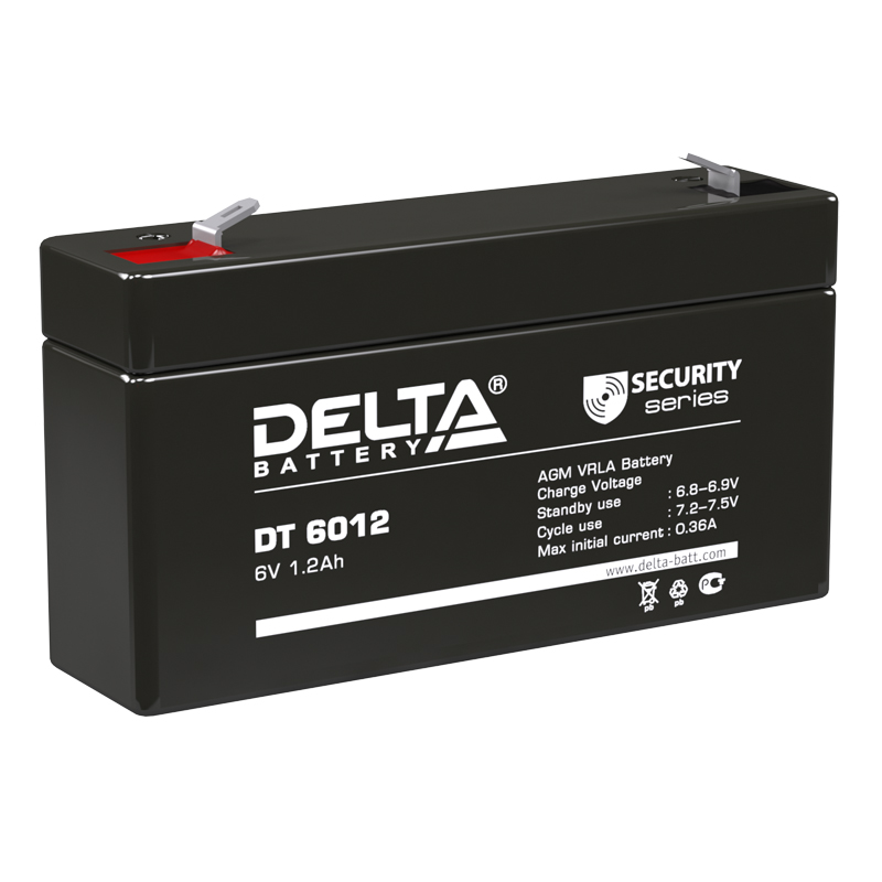 Фото-1 Батарея для дежурных систем Delta DT, DT 6012