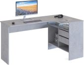 Компьютерный стол Сокол СПм-25 П для дома и офиса бетон/бетон, 00-00011531