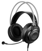 Фото Наушники с микрофоном A4Tech Fstyler FH200i 3.5 мм, 2x3.5 мм серый, FH200I GREY