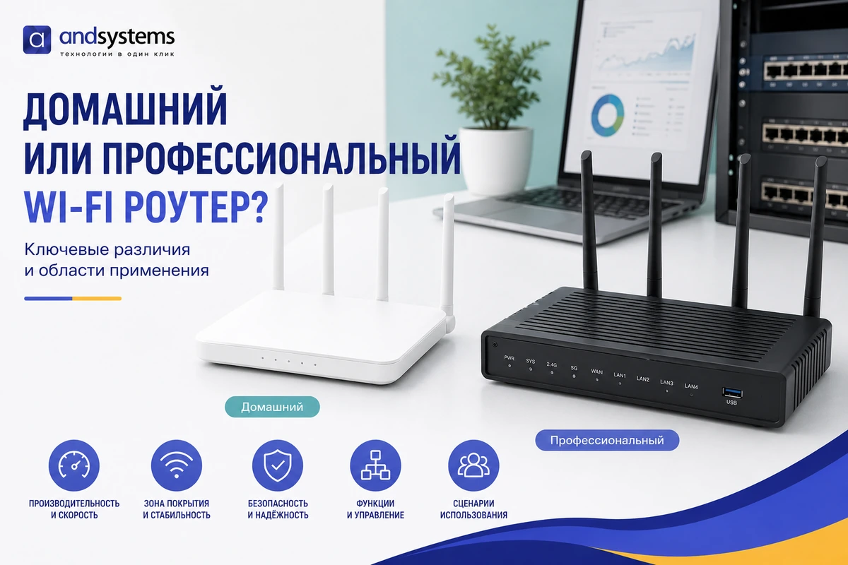 Домашний или профессиональный Wi-Fi-роутер: ключевые различия