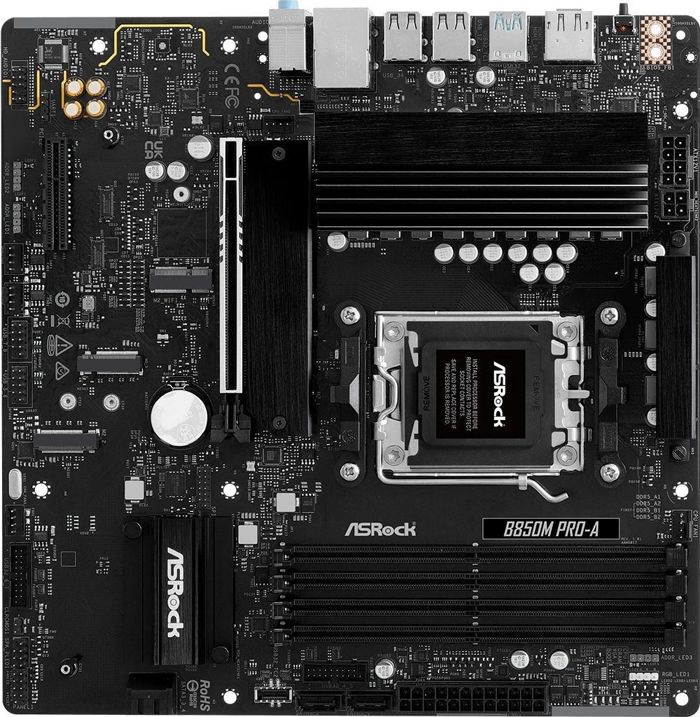 Материнская плата ASRock B850M PRO-A mATX AM5, B850M PRO-A