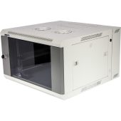 Настенный шкаф LANMASTER PRO 3-секционный 6U серый, TWT-CBW3G-6U-6X6-GY