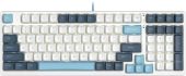 Клавиатура механическая A4Tech Fstyler FS300 Проводная бело-синий, FS300 PANDA SNOWBOARDING