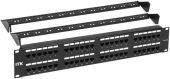 Патч-панель ITK 48-ports UTP RJ-45 2U, PP48-2UC5EU-D05-1