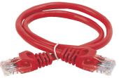 Патч-корд ITK UTP кат. 5e красный 5 м, PC04-C5EU-5M