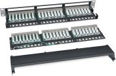 Патч-панель Cabeus 48-ports FTP RJ-45 1U, PLHD-48-Cat.6-SH-Dual IDC-1U