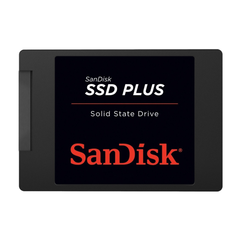 Картинка - 1 Диск SSD SanDisk Plus 2.5&quot; 480GB SATA III (6Gb/s), SDSSDA-480G-G25