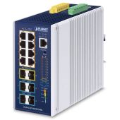 Промышленный коммутатор Planet IGS-6329-8UP2S4X 8-PoE Управляемый 14-ports, IGS-6329-8UP2S4X