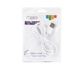 USB кабель CBR USB Type A (M) -&gt; Lightning 1 м, Rainbow L White