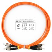 Оптический патч-корд Cabeus MM 62.5/125 мкм Оранжевый 1,5 м, FOP-62-FC-FC-1,5m