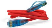 Патч-корд Hyperline UTP кат. 6 красный 5 м, PC-LPM-UTP-RJ45-RJ45-C6-5M-LSZH-RD