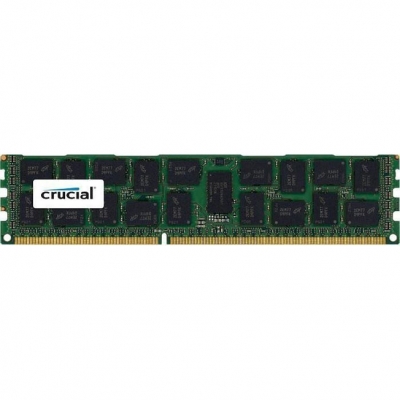 Картинка - 1 Модуль памяти Crucial by Micron 16GB DIMM DDR3 REG 1600MHz, CT16G3ERSLD4160B