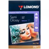 Упаковка бумаги LOMOND Premium InkJet Photo Paper A4 20л 170г/м², 1101305