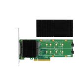 Плата расширения SSD LR-LINK PCle3.0 x8 to 2* M.2 NVMe Raid PCIe, LRSV9310-2IR