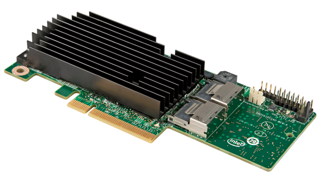 Картинка - 1 RAID-контроллер Intel Integrated RAID Module SAS-2 6 Гб/с LP, RMS25PB080
