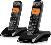 DECT-телефон MOTOROLA S1202 чёрный, 107S1202BLACK