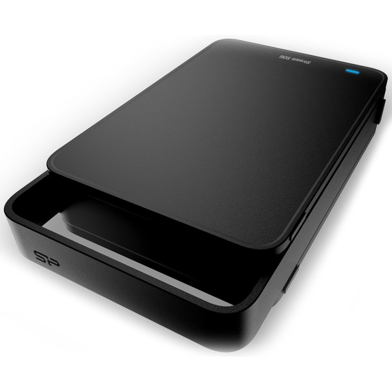 Картинка - 1 Внешний диск HDD SILICON POWER Stream S06 6TB 3.5&quot; USB 3.2 Чёрный, SP060TBEHDS06C3K