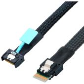Кабель данных JPC Slimline SFF-8654 (x4) -> SFF-8654 (x4) 0.8 м, P4900DN00800-3