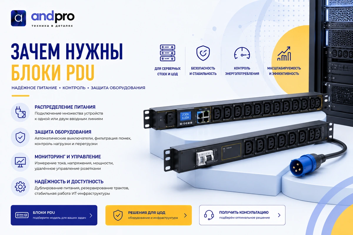 Зачем нужны блоки PDU