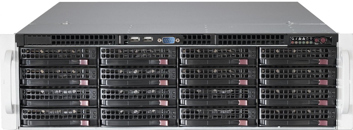 Картинка - 1 Серверная платформа Supermicro SuperStorage 6038R-E1CR16N 16x3.5&quot; 3U, SSG-6038R-E1CR16N
