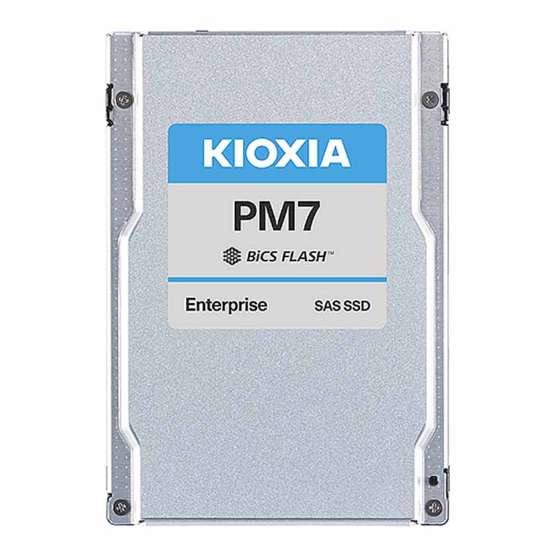 Диск SSD KIOXIA (Toshiba) PM7-R Read Intensive U.2 (2.5" 15 мм) 7.68 ТБ SAS, KPM71RUG7T68