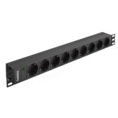 Блок розеток Exegate ServerPro PDU-19H907 Al-9S-C20, 1U, EX280853RUS