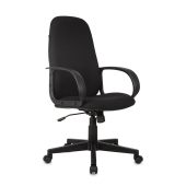 Кресло для руководителей БЮРОКРАТ CH-808AXSN Чёрный, ткань, CH-808AXSN/#B