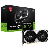 Видеокарта MSI NVIDIA GeForce RTX 4070 Ti GDDR6X 12GB, RTX 4070 Ti VENTUS 2X 12G OC