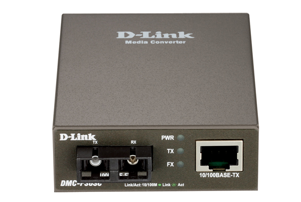 Картинка - 1 Медиаконвертер D-Link 100Base-TX-100Base-FX RJ-45-SC, DMC-F30SC/A1A