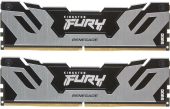 Комплект памяти Kingston Fury Renegade Silver XMP 2х32 ГБ DIMM DDR5 6400 МГц, KF564C32RSK2-64