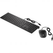 Вид Комплект Клавиатура/мышь HP Pavilion 400 Проводной чёрный, 4CE97AA