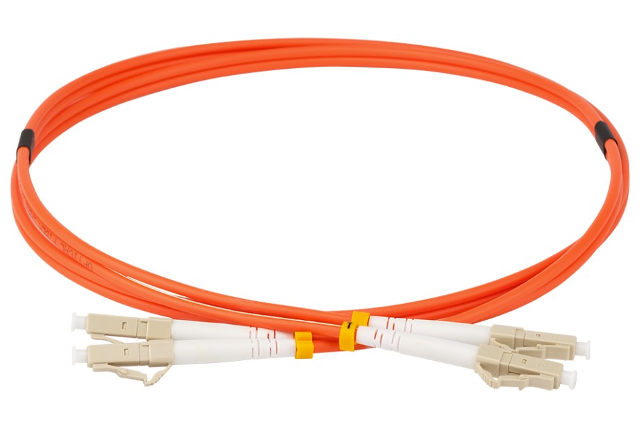 Оптический патч-корд LANMASTER 50/125 мкм оранжевый 5 м, TWT-2LC-2LC/OM2-5.0