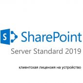 Вид Клиентская лицензия Device Microsoft SharePoint Std 2019 CAL Single CSP Бессрочно, DG7GMGF0F4LS-0003