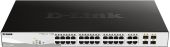 Коммутатор D-Link DGS-1210-28MP 24-PoE Smart 28-ports, DGS-1210-28MP/F