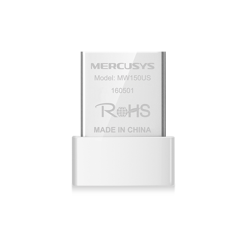 Картинка - 1 USB адаптер Mercusys IEEE 802.11 b/g/n 2.4 ГГц 150Мб/с USB 2.0, MW150US
