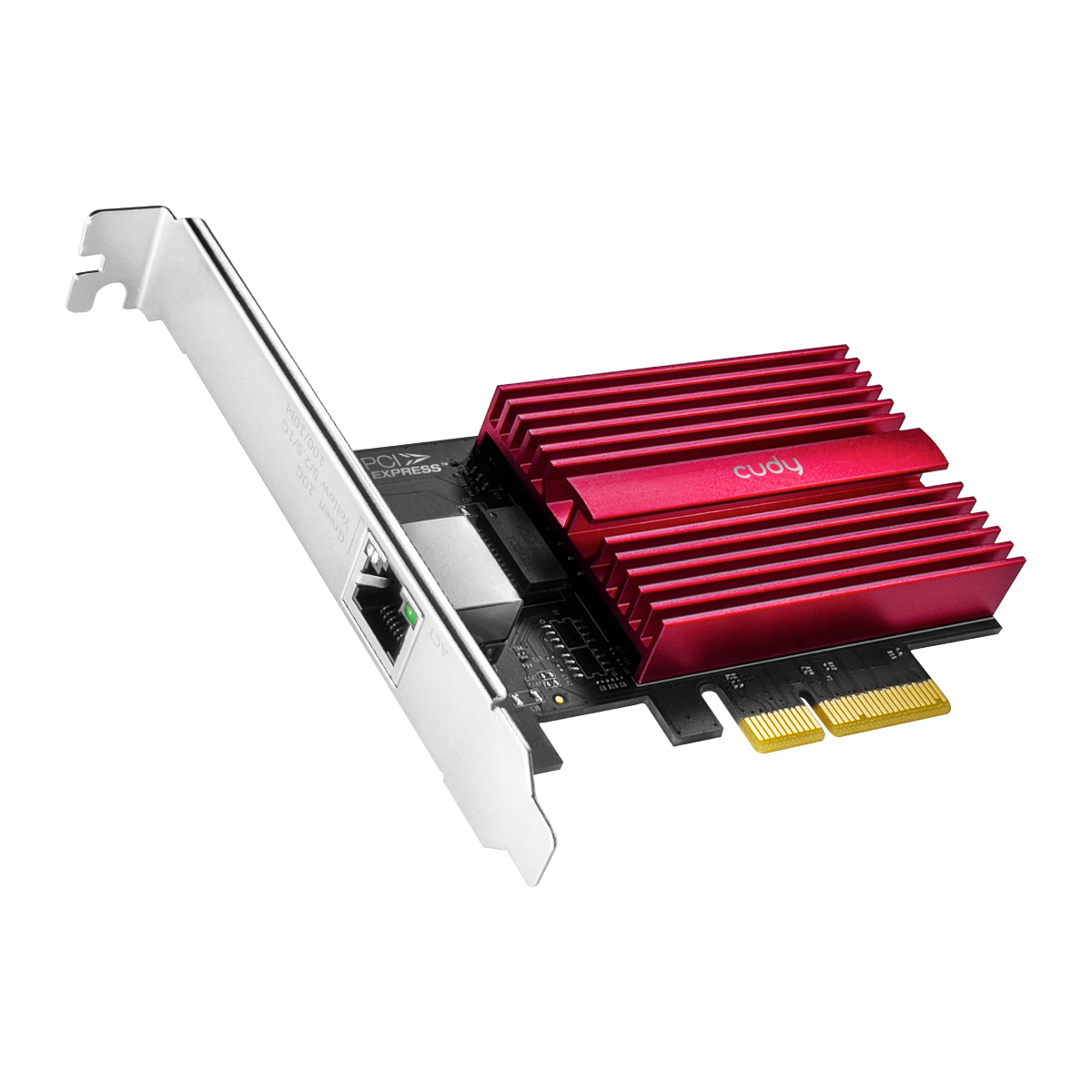 Сетевая карта Cudy PE10G Marvell AQC113 10 Гб/с RJ-45 1-port, Low profile, PE10G
