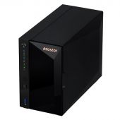 Вид Сетевое хранилище NAS ASUSTOR Drivestor 2 Pro AS3302T 2x3.5" Tower чёрный, AS3302T